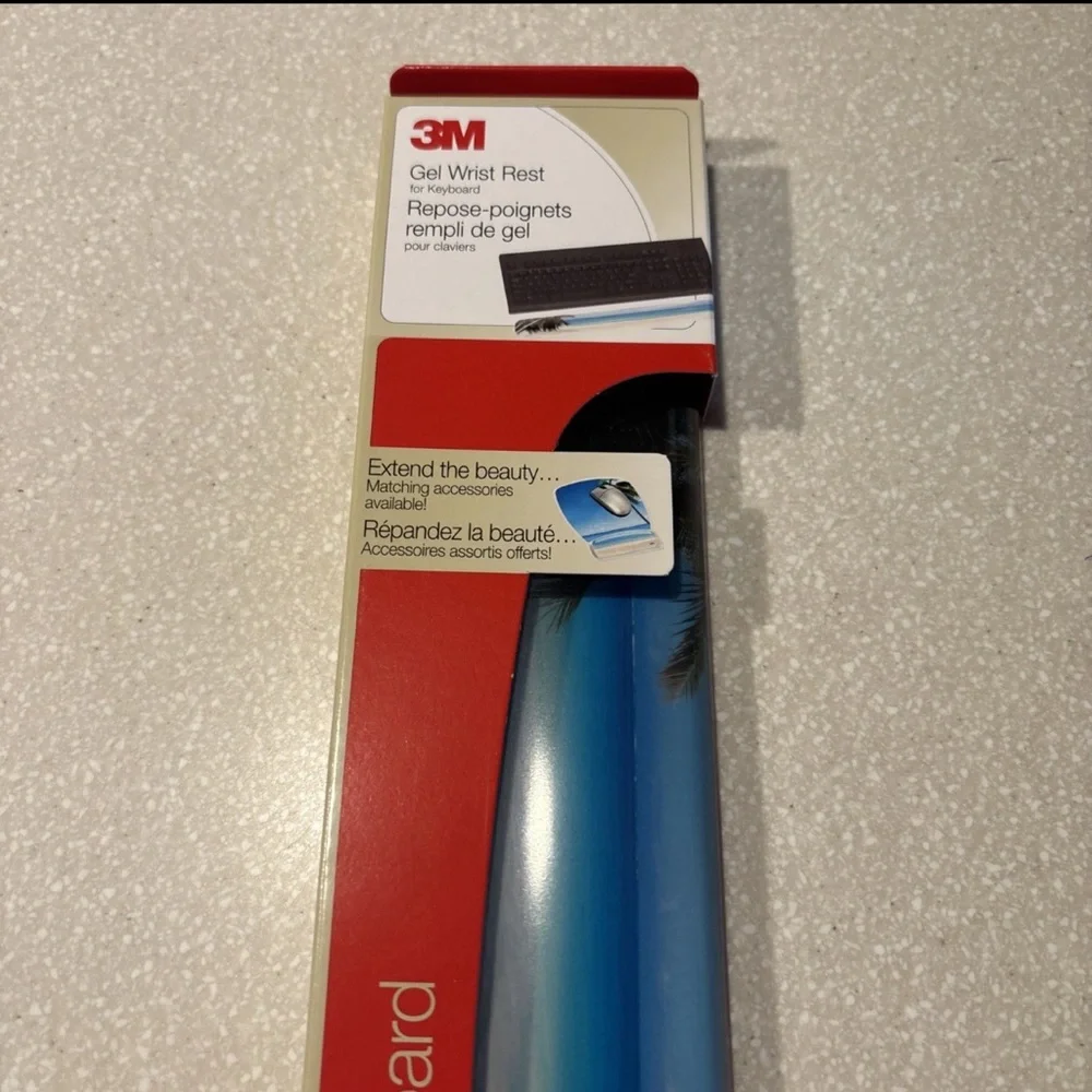3M Blue Gel Wrist Rest for Keyboard